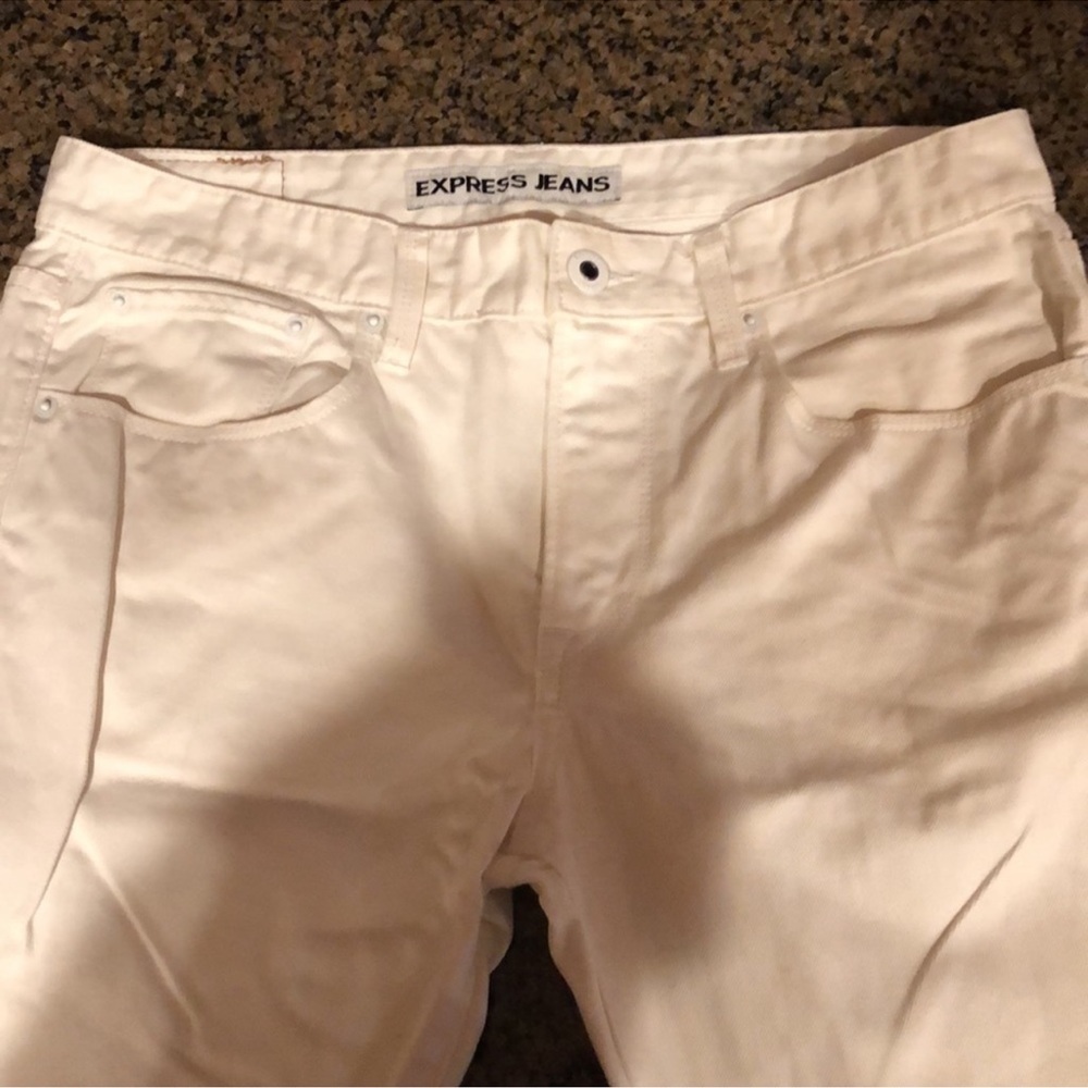 Express men’s jeans (white) ROCCO
SLIM FIT
SKINNY LEG.  32x30 - Picture 4 of 9